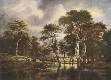 La chasse Jacob Isaakszoon van Ruisdael Peinture à l'huile